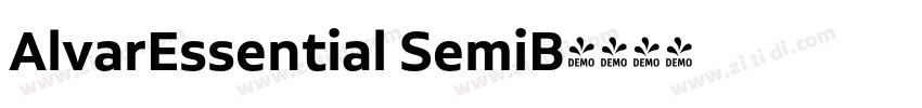 AlvarEssential SemiB字体转换